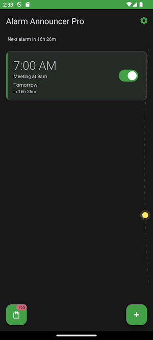 Alarm Announcer Pro Screenshot 3