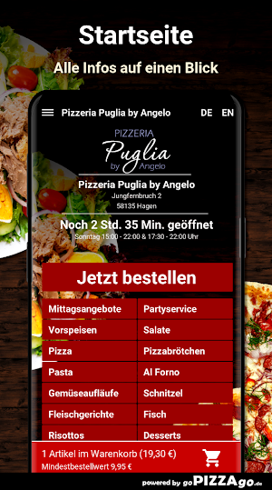 Pizzeria Puglia by Angelo Hage Screenshot 1