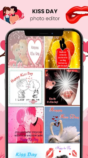 Kiss Day Photo Editor Frames Screenshot 0