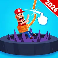 Rescue Boss Rope Cut Run Game