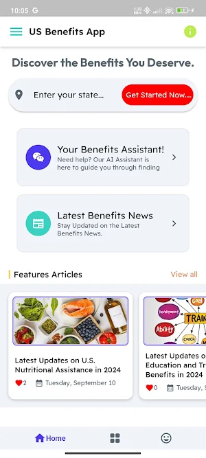 US Gov Benefits Screenshot 0
