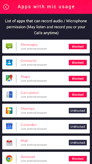 Microphone Block - Mic Secure Guard Screenshot 1