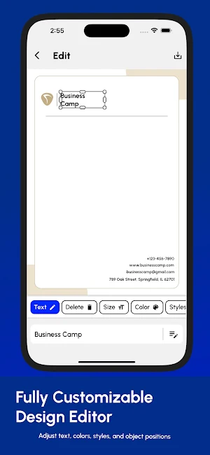 Letterhead Maker App Screenshot 1