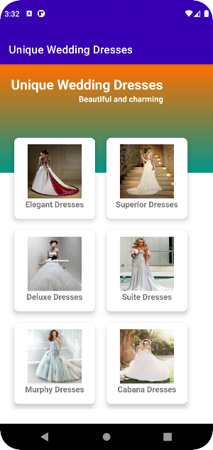 Unique Wedding Dresses Screenshot 0