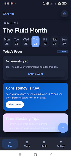Chronos Planner Screenshot 0