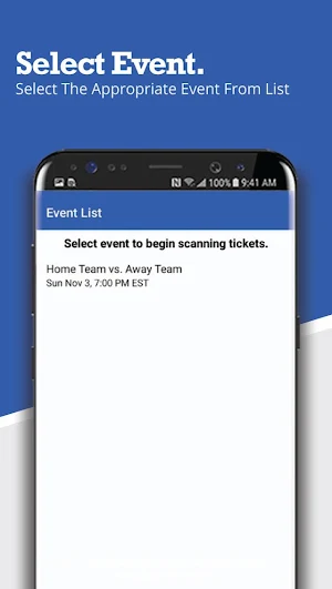 HomeTownTix Ticket Scanner Screenshot 2