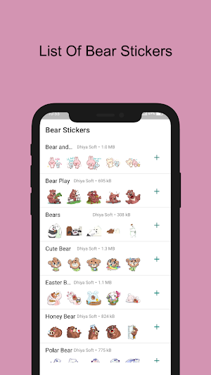 Bear Stickers Screenshot 0