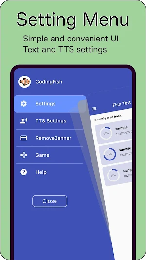 Fish Text Viewer - with TTS Screenshot 2