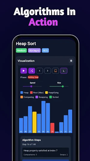 AlgoDSA – DSA Visualizer Screenshot 1