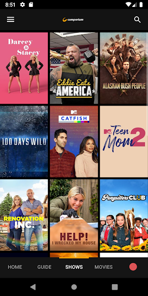 Comporium Stream TV Screenshot 2