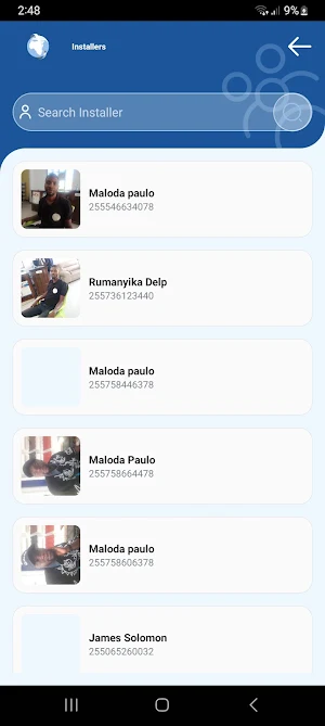 Sales Force Automation Screenshot 2