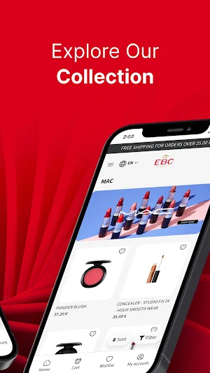 EBC Shop Screenshot 2