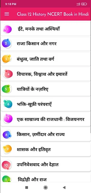Class 12 History NCERT Book In Hindi Screenshot 1