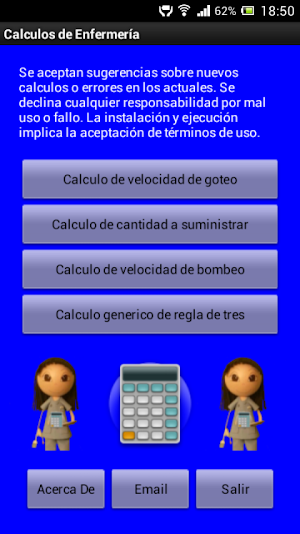 Cálculos de Enfermería Screenshot 0