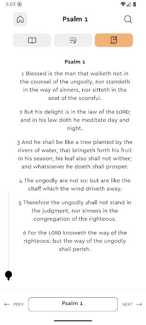 The Psalms App Screenshot 3