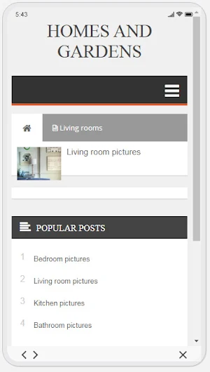 Homes and Gardens Screenshot 1
