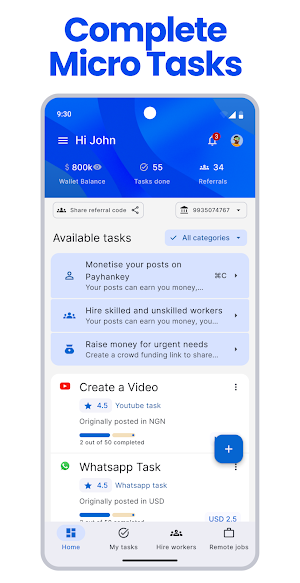 Freebyz - Tasks & Remote Jobs Screenshot 0
