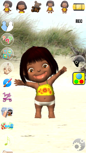 Talking Emily Baby Girl Games Screenshot 0