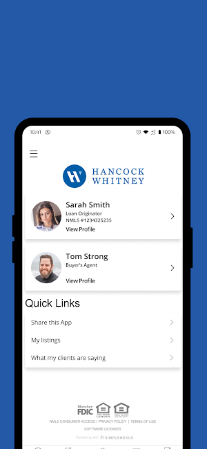 Hancock Whitney Mortgage Screenshot 0
