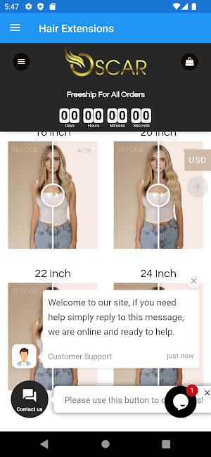 Hair Extensions Screenshot 2