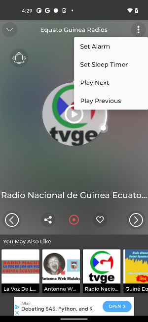 Equato-Guinea Radios Screenshot 0