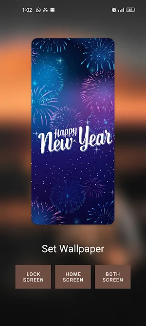 Happy New Year Wallpaper 4K Screenshot 2