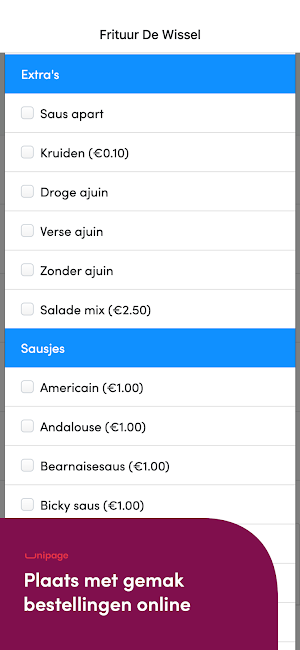 Frituur De Wissel Screenshot 0
