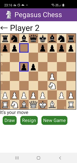 Pegasus Chess Screenshot 1