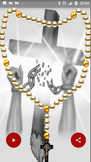 Holy Rosary Liberation with audio in French Screenshot 2