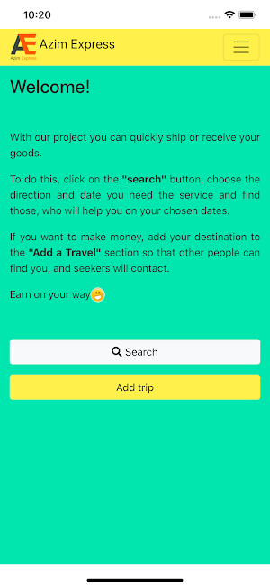 Azim Express Screenshot 0