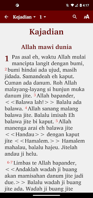 Alkitab Bahasa Bakumpai Screenshot 0
