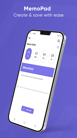 Memopad, Notepad with Calendar Screenshot 0