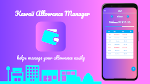 Kawaii allowance manager Screenshot 0