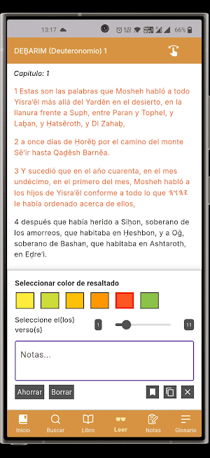 YAH Escrituras Screenshot 2