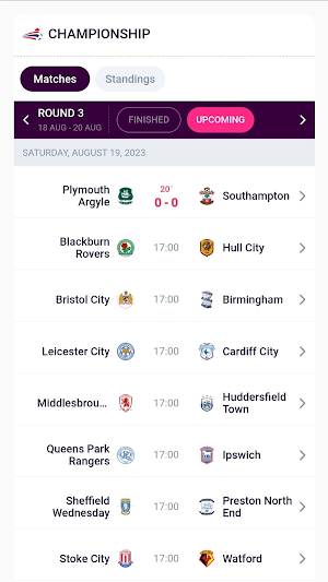 EPL Livescore Matches Screenshot 3