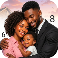 Black Family Paint By Number