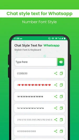 Chat Styles : Cool Font  Whats Screenshot 3