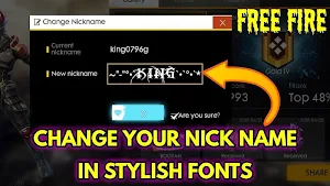 Nickname Generator Stylish Text Free & Fire Screenshot 1