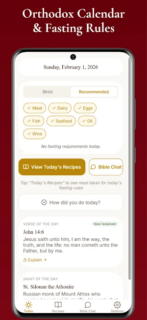 Orthodox Fasting Guide Screenshot 2