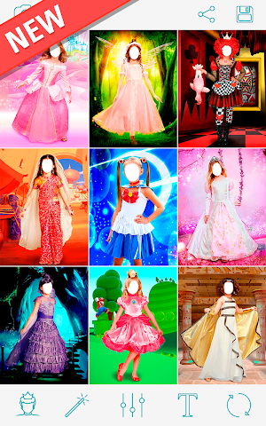 Princess Costume & Hair - Princess Dress & Makeup Screenshot 1