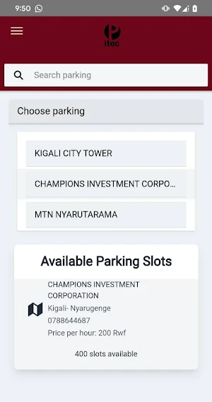 ITEC-Parking Screenshot 3