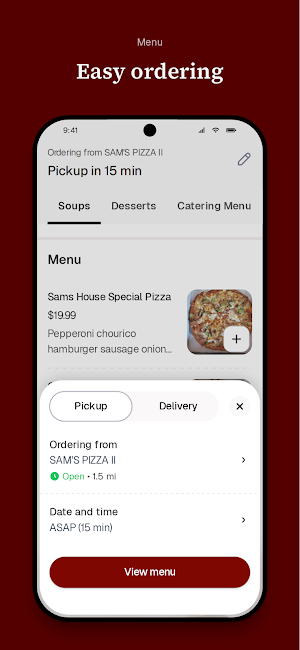 Sam's Pizza To Go Screenshot 2