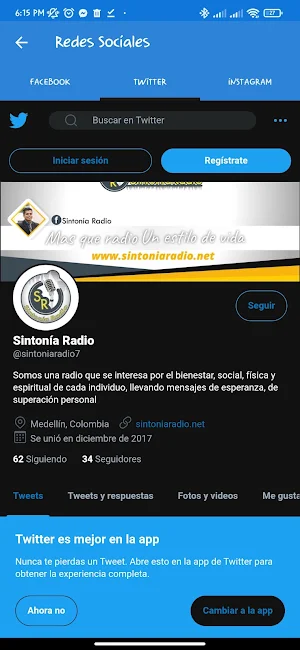Sintonia Radio Screenshot 2