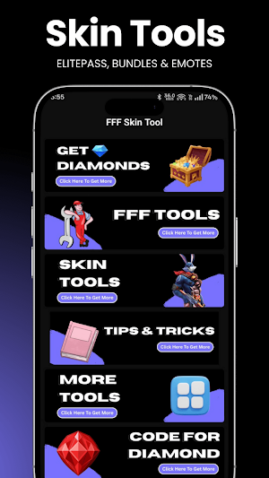 FFF FF SkinTool, Fix Lag:Emote Screenshot 1
