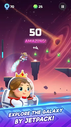 Cosmo Bounce - The craziest space rush ever! Screenshot 3