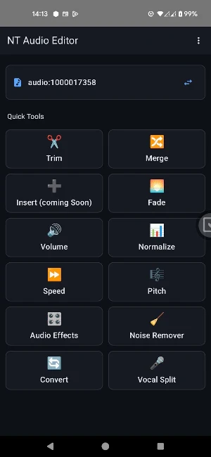 NT Audio Editor - MP3 Editor Screenshot 1