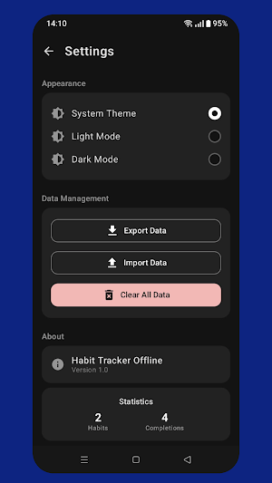 Habit Tracker Offline Screenshot 2