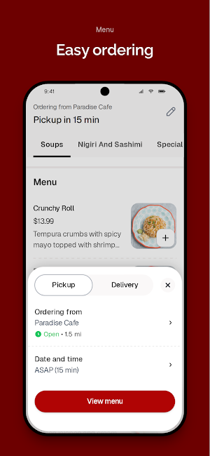 Paradise Cafe To Go Screenshot 2