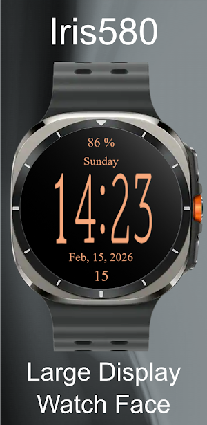 Iris580 Large Display Watch Screenshot 1