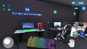 Internet Cafe Arcade Gamer Sim Screenshot 1